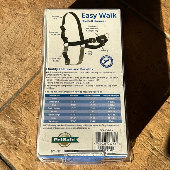 SOLD Pet Safe Easy Walk no pull Harness - Picture 2 of 4